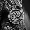 New Viking Amulet Witch Irish Knot Necklace Stainless Steel Jewelry