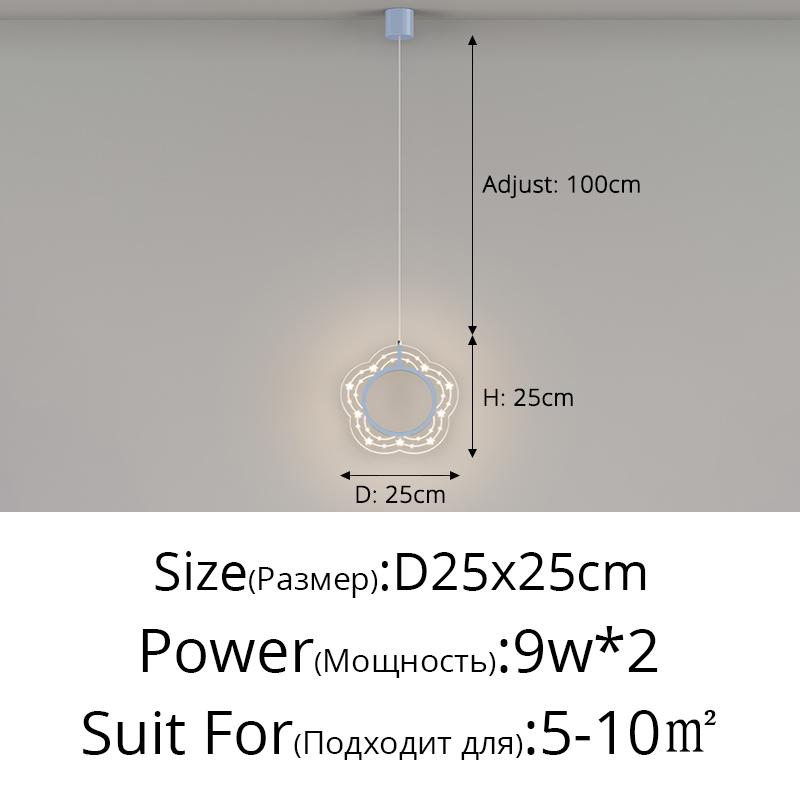 Led Children's Room Bedside Pendant Light Body Creative Cartoon Astronaut Bedroom Chandelier Home Indoor Decor Lighting Fixtures