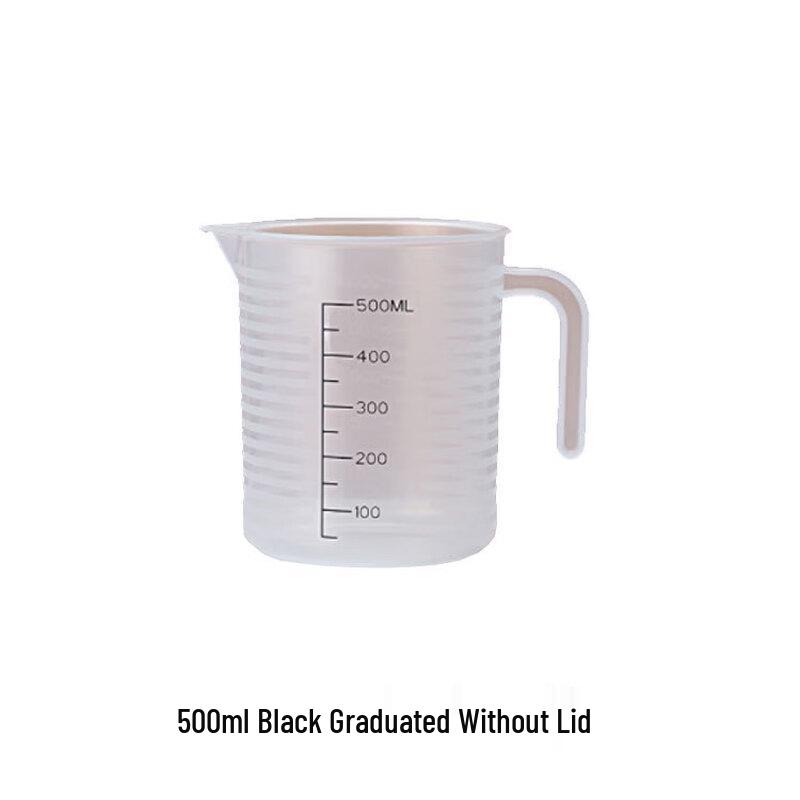 Zhishi Commercial PP Measuring Cups, 500ML (2-Pack)