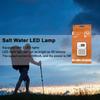 Portable LED Salt Water Emergency Lamp 50LM Eco Friendly Waterproof Energy Saving Lantern for Outdoor Adventures