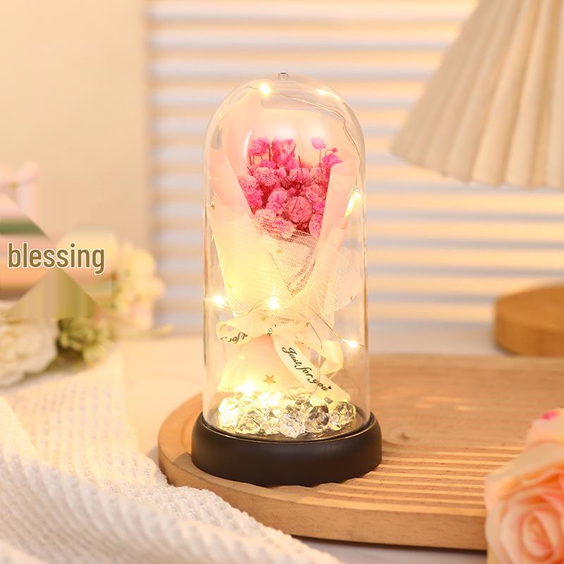 Rose Bouquet Night Light – Ideal Birthday Gift for Women, Friends, or Classmates