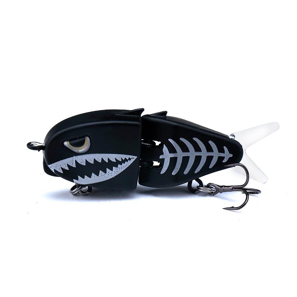 60mm Jointed Swimbait Crankbait Fishing Lure Lifelike Multi-Section Hard Bait for Pike Bass Perch Wobbler Fishing Tackle