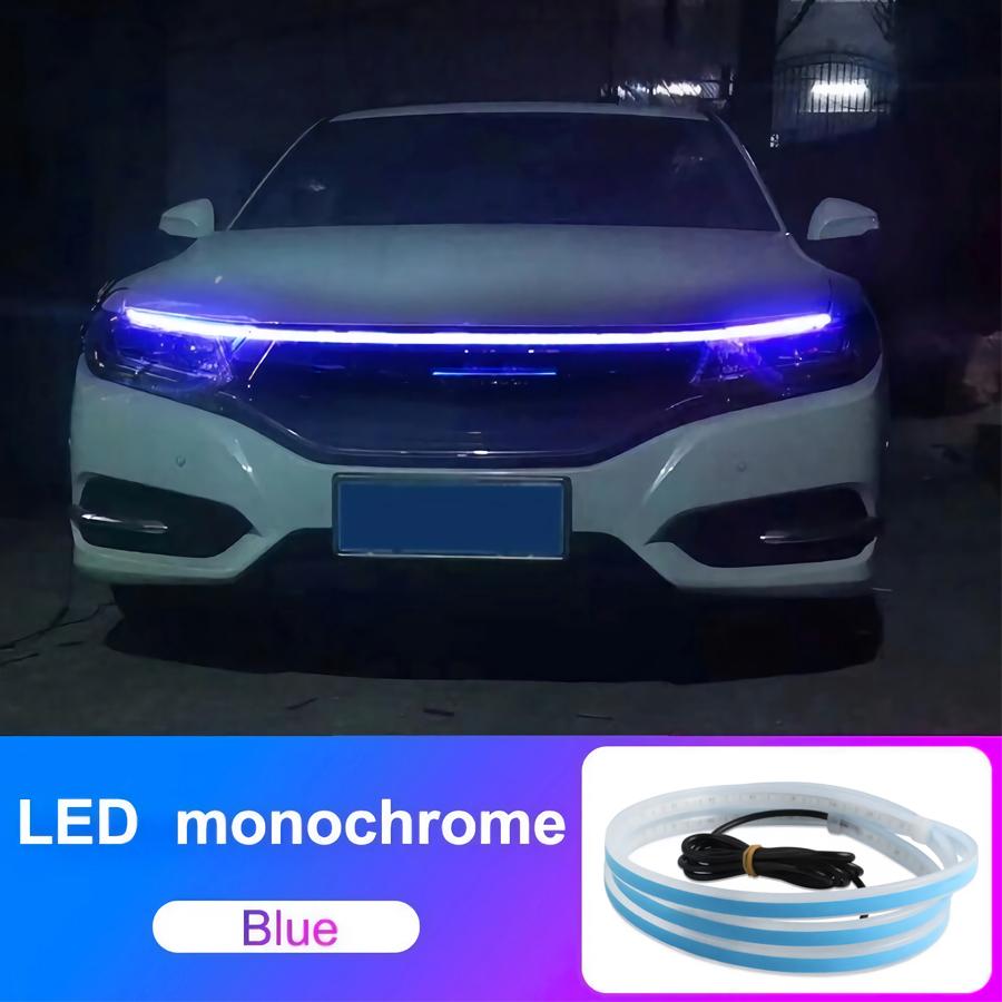 LED Daytime Running Light Strips LED Car Hood Lights DRL Auto Headlight Strip Flexible Waterproof Drl Led Lamp