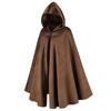 Kids Renaissance Cloak Velvet Hooded Cape Medieval Knight Halloween Costume Cosplay Cape Outerwear