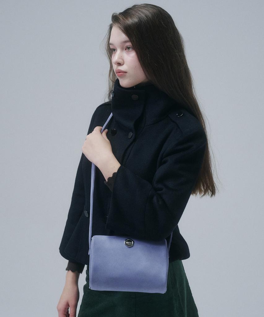 Iroco Square Suede Crossbody Bag_Blueberry