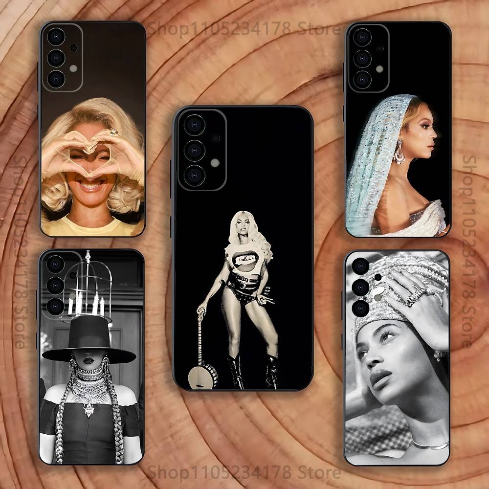 B-Beyonce Cowboy Phone Case for Samsung S series s21 s22 s23 s24 s25 FE Plus Ultra TPU Soft to Skin-friendly case