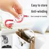 Retractable Crystal One-to-Three Fast Charging Cable: Multi-function for Mobile Phones.