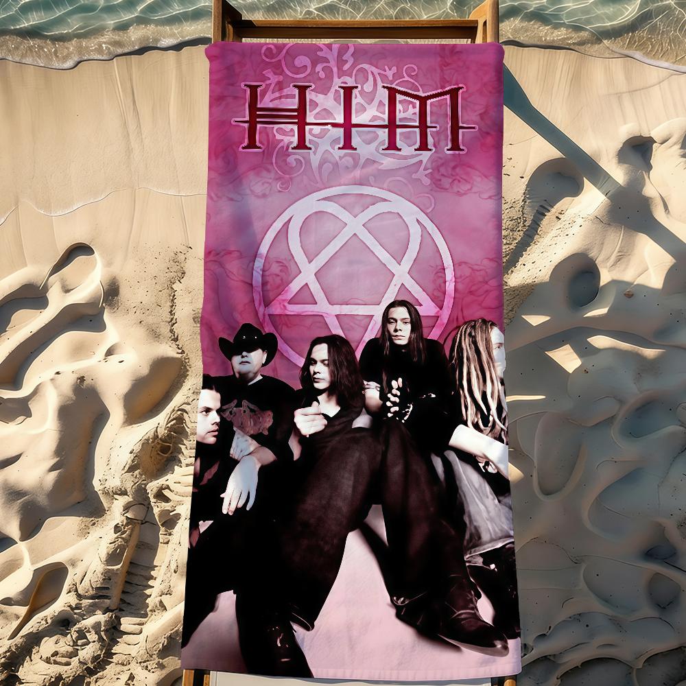 Band H-HIM-S Towel Sports Quick Dry Travel Camping Gear Sandproof Soft Light Large Beach Towel