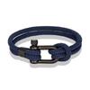 U-shaped Horseshoe Buckle Bracelet Men's Stainless Steel Couple Milan Rope Outdoor Enthusiast Bracelet