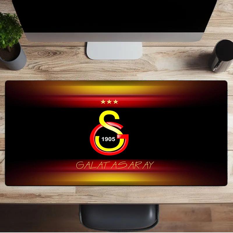 Tappetino per mouse Football Club Galatasaray, Tappetino per mouse da gioco, Tappetino per tastiera, Decorazione da scrivania per computer portatile, Regalo per tifoso, Regalo di compleanno