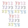 36PCS Handmade Dog Head Flower Bow Shape Pet Hair Clip Easy Wear Pet Hair Bow  Christmas Ornament