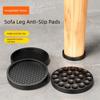 4 STuks met Zuignap Meubels Onderzetters Antislip Siliconen Rubber Wieltjes Anti Verplaatsing Bed Bank Vloerbeschermer