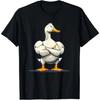 Humour Text Tee Shirts Funny Duck Fitness Printed Tshirt Summer Gym Sport Fashion Casual Loose Top Print Cotton Clothing Unisex