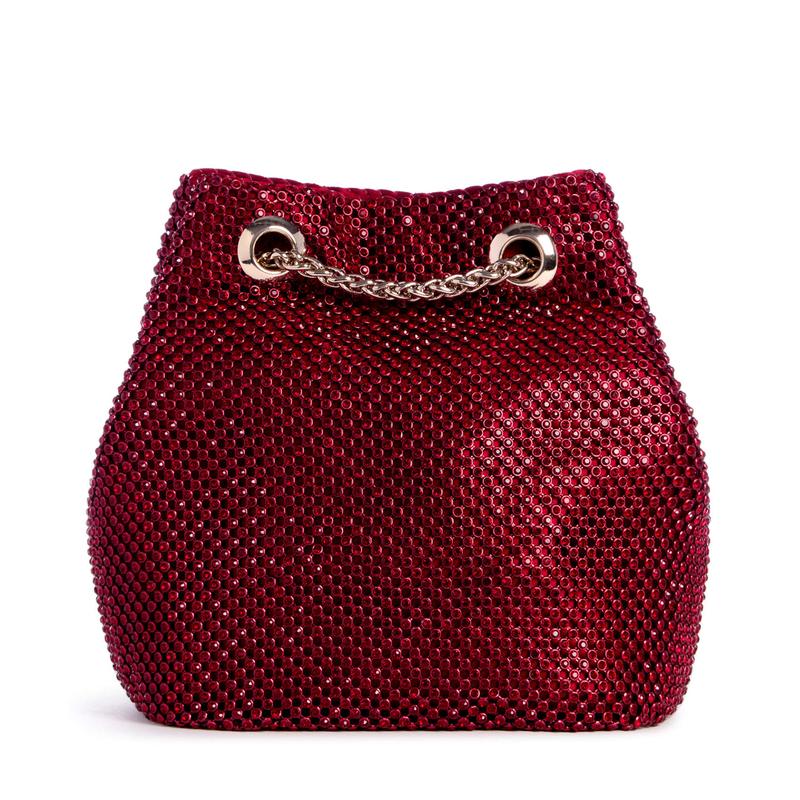 New GUESS Fabric Bucket Bag, Shoulder Bag, Crossbody Bag, Handbag Medium Size Women's RP935075-PIN