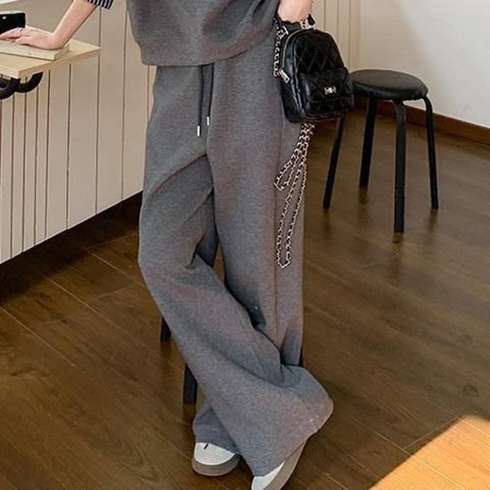 

Spring & Autumn Polo Collar Hoodie and Sweatpants Set - Casual, Loose, Slimming Two-Piece Outfit S (Recommended for 35-50 kg)