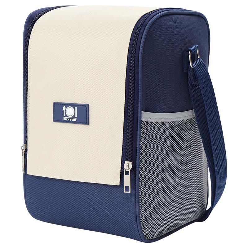 Waterproof Insulated Portable Lunch Bag with Ice Pack for Fresh-Keeping and Refrigeration