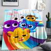 cute Bolofofos Print Flannel Blanket,High quality Comfortable for All Seasons,Home Decor,Warmth and Comfort,Perfect for Christmas Gifts