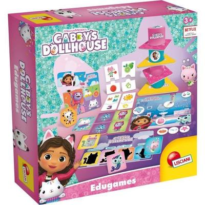 Educational Collection - LISCIANI - Gabby's Dollhouse - Various Games - Logic and Imagination - Dollhouse Theme