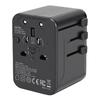 Universal Travel Adapter 2500W 10A 2 USB 2 Type C Port International Power Adapter Worldwide Charger for Business Trip