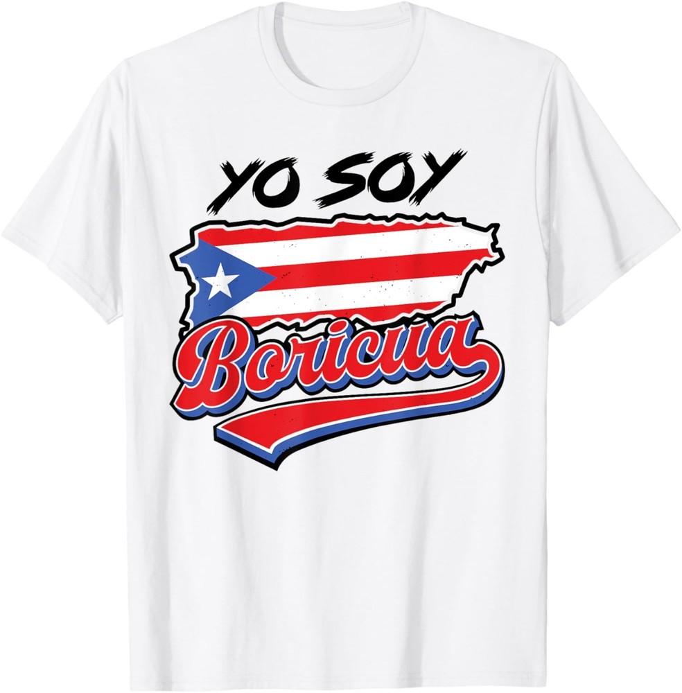 Yo Soy Boricua Puerto Rico Flag Puerto Rican Women Hispanic T-Shirt Unisex T-Shirt S