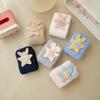 Star Floor Stockings Women Mid-Calf Coral Fleece Socks Cute Funny Tube Socks  Winter
