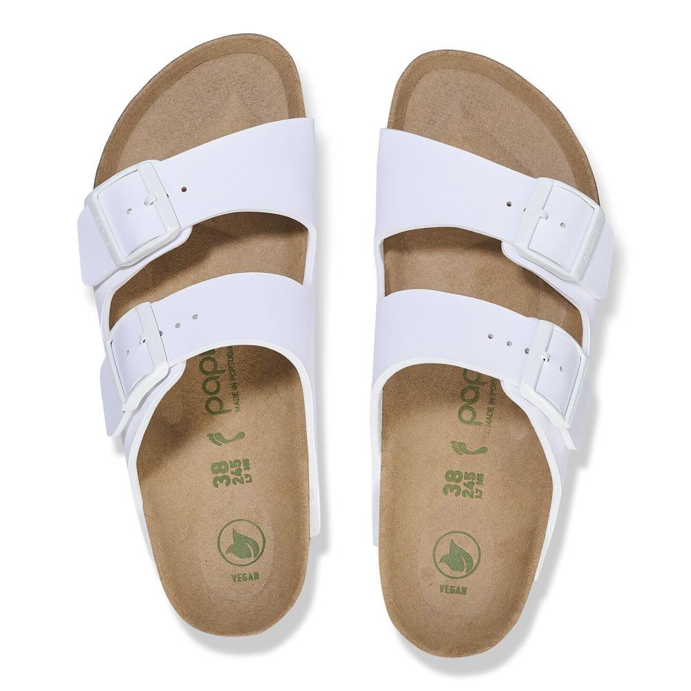 Sandals Birkenstock White Arizona PAP Flex Platform