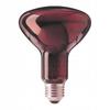Žárovka R95 E27 230V 100W Červený zářič