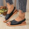 Plus-size Women's Shoes Casual Sandals Comfortable and Breathable Soft Soled Sandals