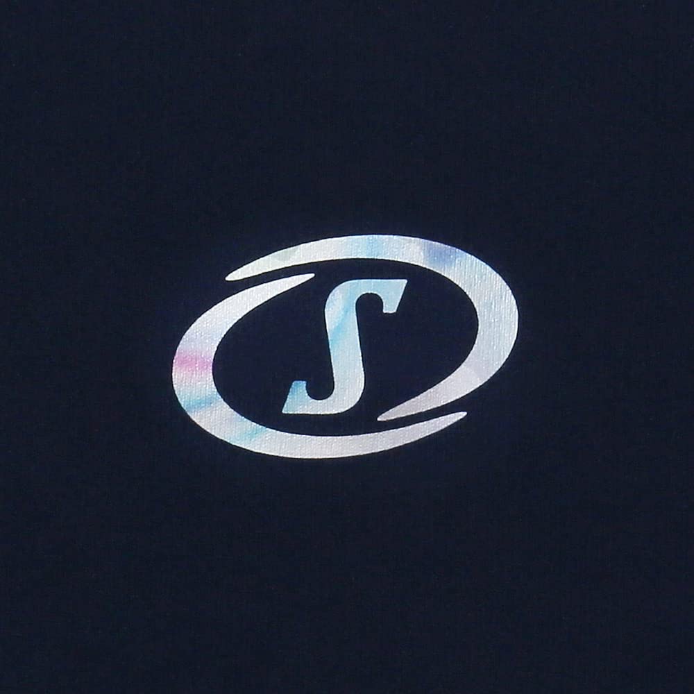 Spalding Basketball Hologram Fast S SMT23201 Navy M Size T-Shirt