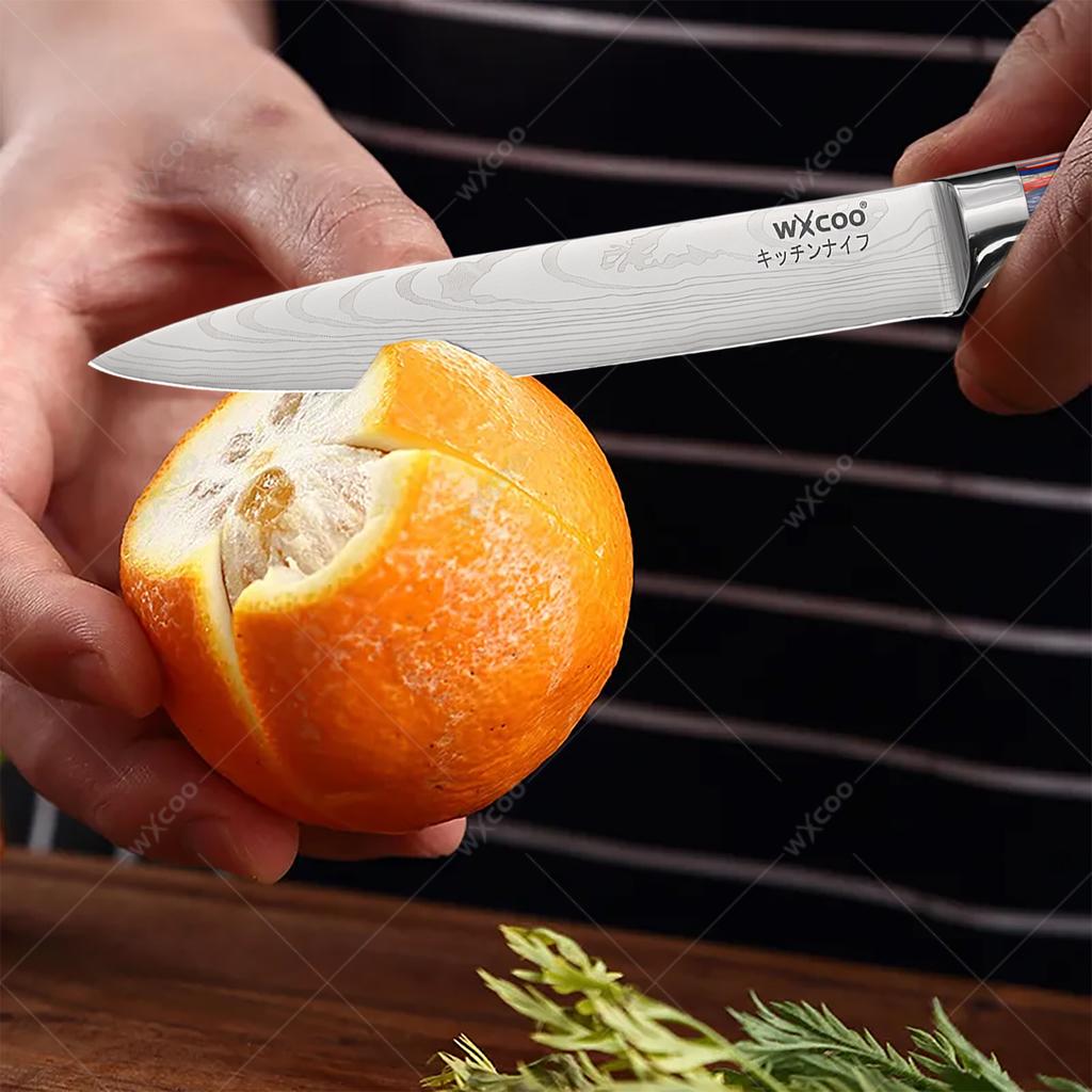 Kitchen Slicing Fruit Knife Cleaver Boning Knife Slicing Meat Cutting Knife Stainless Steel Kitchen Utility Knives with Gift Box