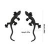3D Geckoes Metal Scooters Car Decals Badge Emblems Stickers Pack Of 2 For Creative And Individualized Vehicle Decoration