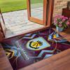 Crystal Velvet Rug Custom Name Text, Soft Non Slip Floor Mat Home DecorBurnley Football