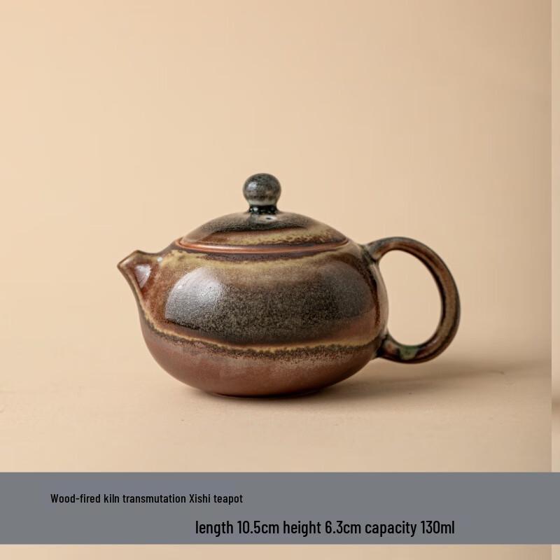 

Retro Wood-fired Ceramic Teapot