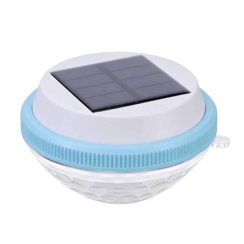 Solar Floating Water Light for Poolside Pond Decor, Color Accent for Patio Garden Water Features, Rounded ABS Shell