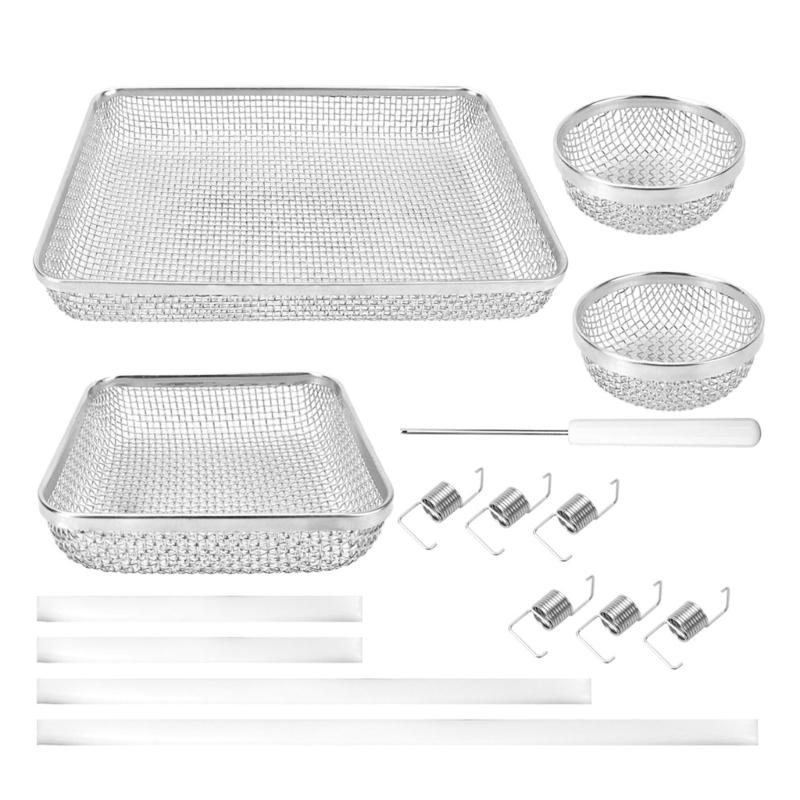 Ventilationsgaller i rostfritt stål för husbil med gummipackning Insektskyddande Hölje Reptålig Design För Utomhuscamping