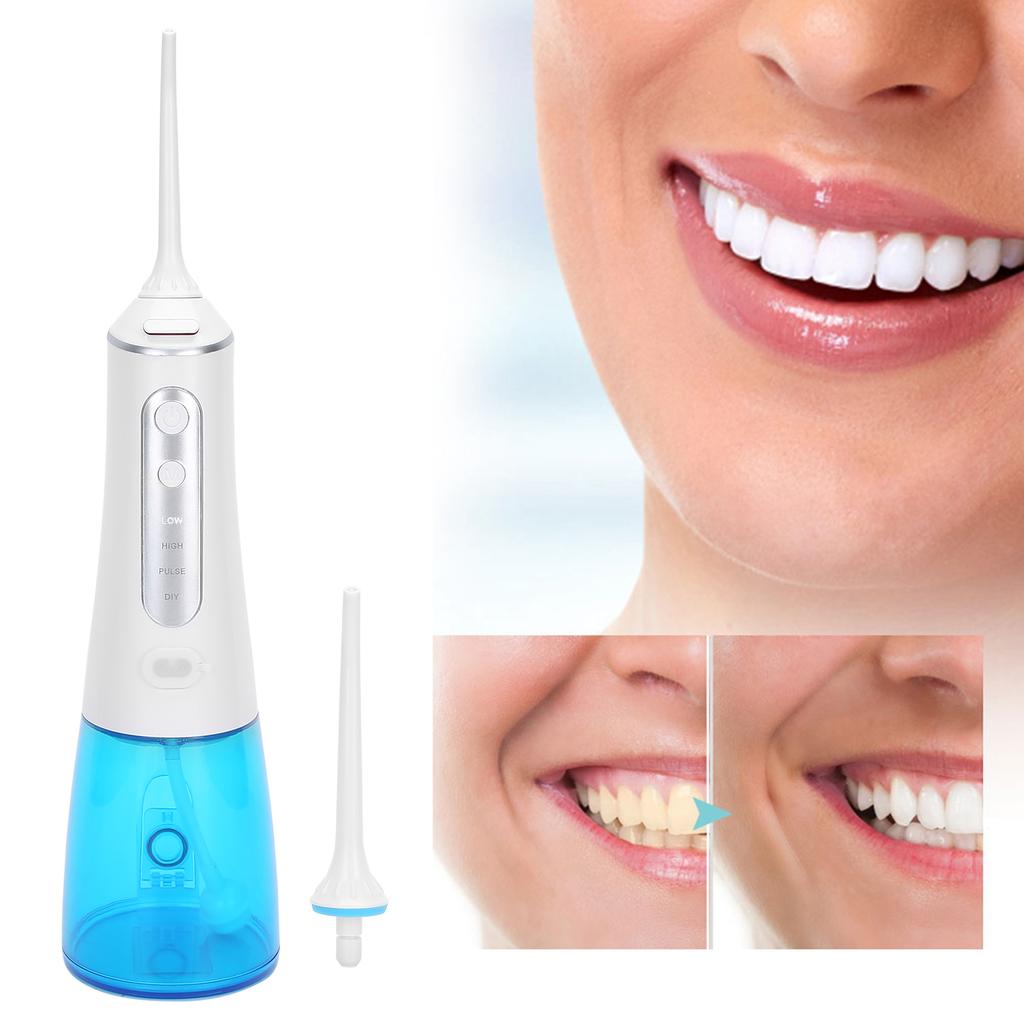 Wf202 300ML Oral Irrigator Oppladbar munntennrengjøringsenhet Tennrenser
