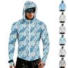Men's Sun Jacket with Hood - Long Sleeve Raglan Camouflage Print, Casual Summer Outdoor Jacket