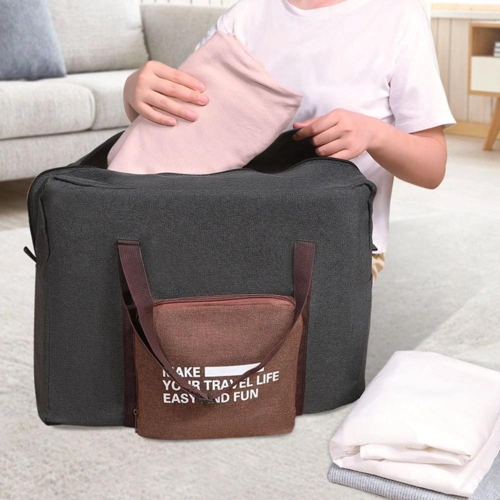 Oxford Cloth Clothing Organizing Bag Foldable Travel Luggage Bag Travel Duffel Bag  Training