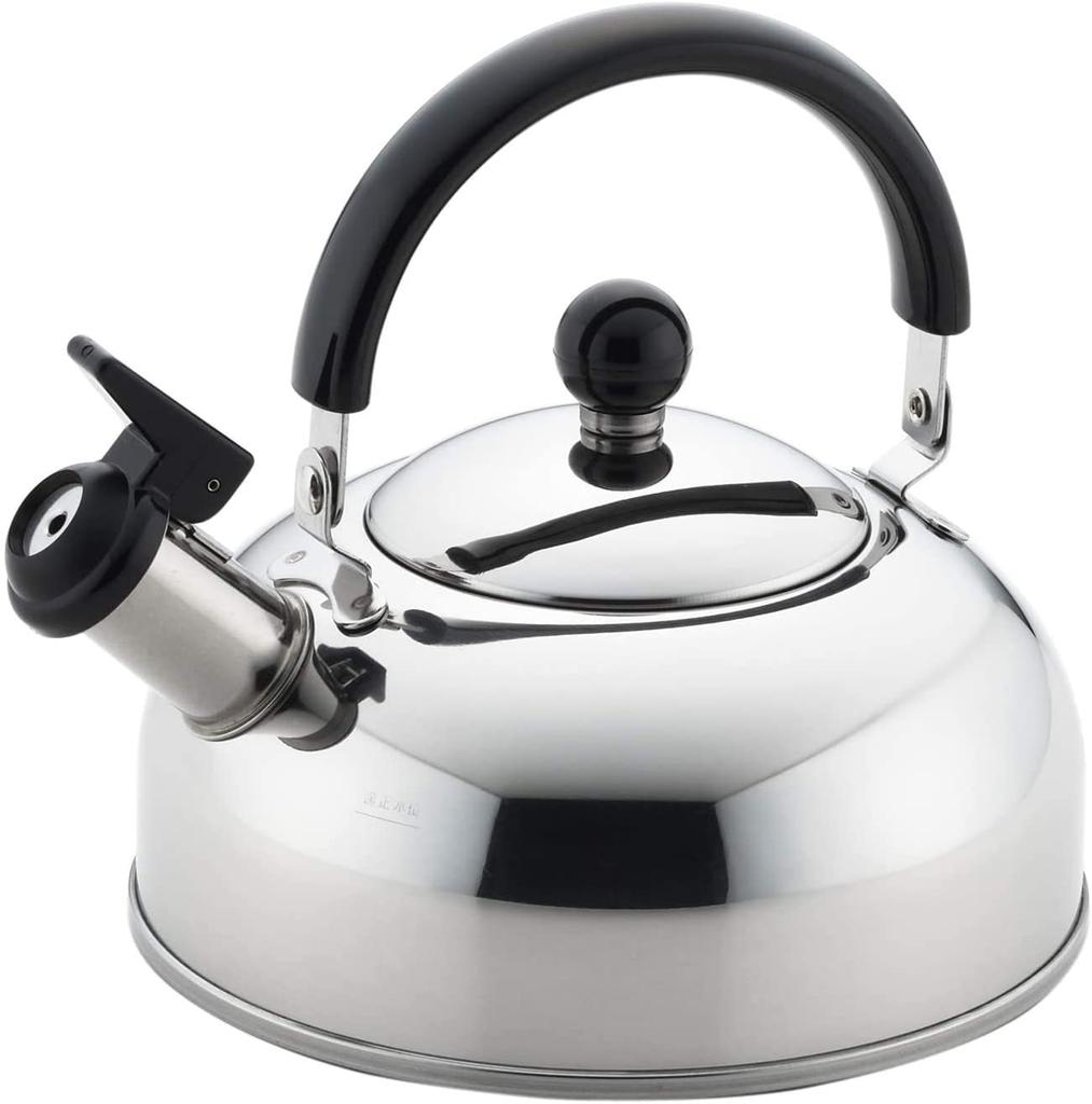 Yoshikawa konvice pískací konvice vyrobená v Japonsku kompatibilní s IH Gas Fire NEW Prell SJ2218 1,4L
