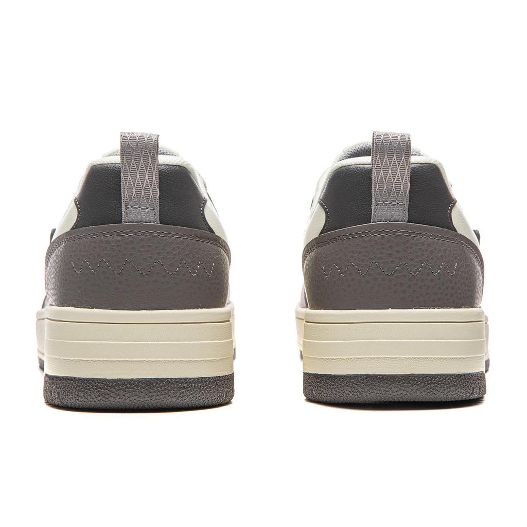 Li Ning Tianji Soft Low Top Skateboard Shoes Men's White Gray AGCW067-1