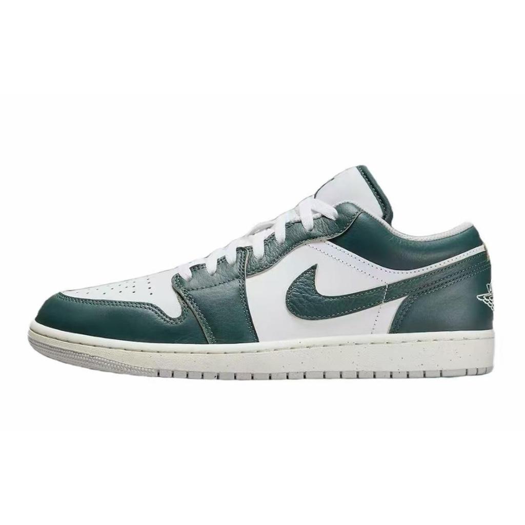 Jordan Air Jordan 1 Slip Resistant Abrasion Resistant Low top Vintage Basketball Shoes Unisex Blue Purple FQ7687-300(Team528-)