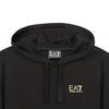 Emporio Armani EA7 Letter Logo Drawstring Long Sleeve Hoodie Men hoodies Black 8NPM04-PJ05Z-0208