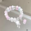 Mori Style Mermaid Crystal Bracelet - Sweet, Versatile Design for Women, Students, and Best Friends.
