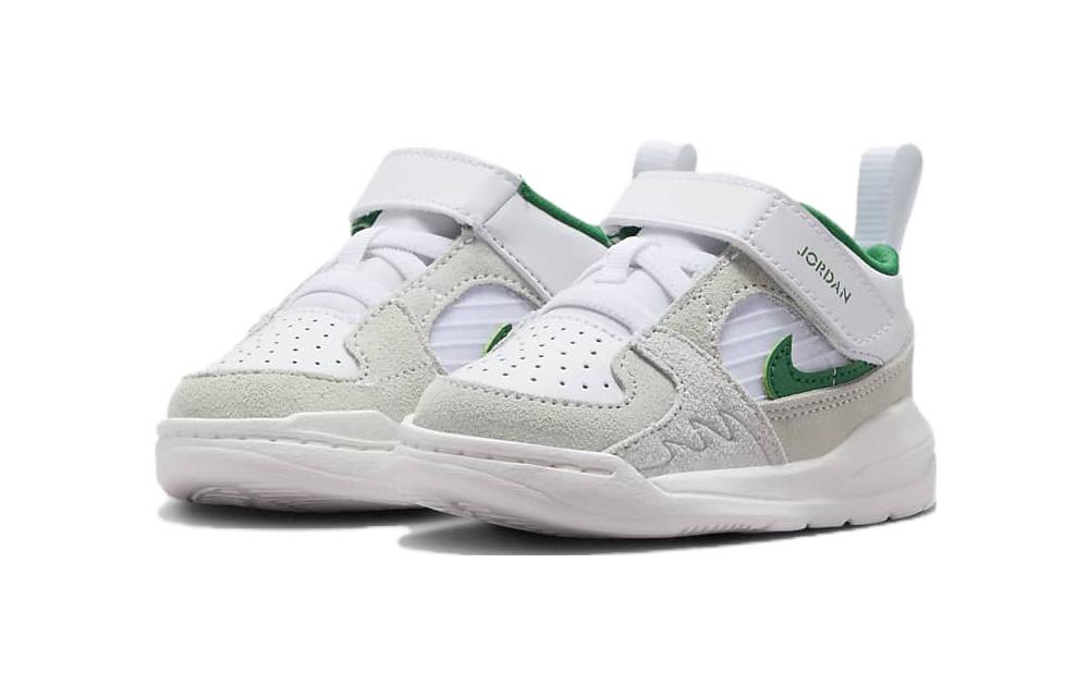 Jordan Stadium 90 Comfortable Slip Resistant Low top Toddler Shoes White Green Infant And Toddler DX4396-103