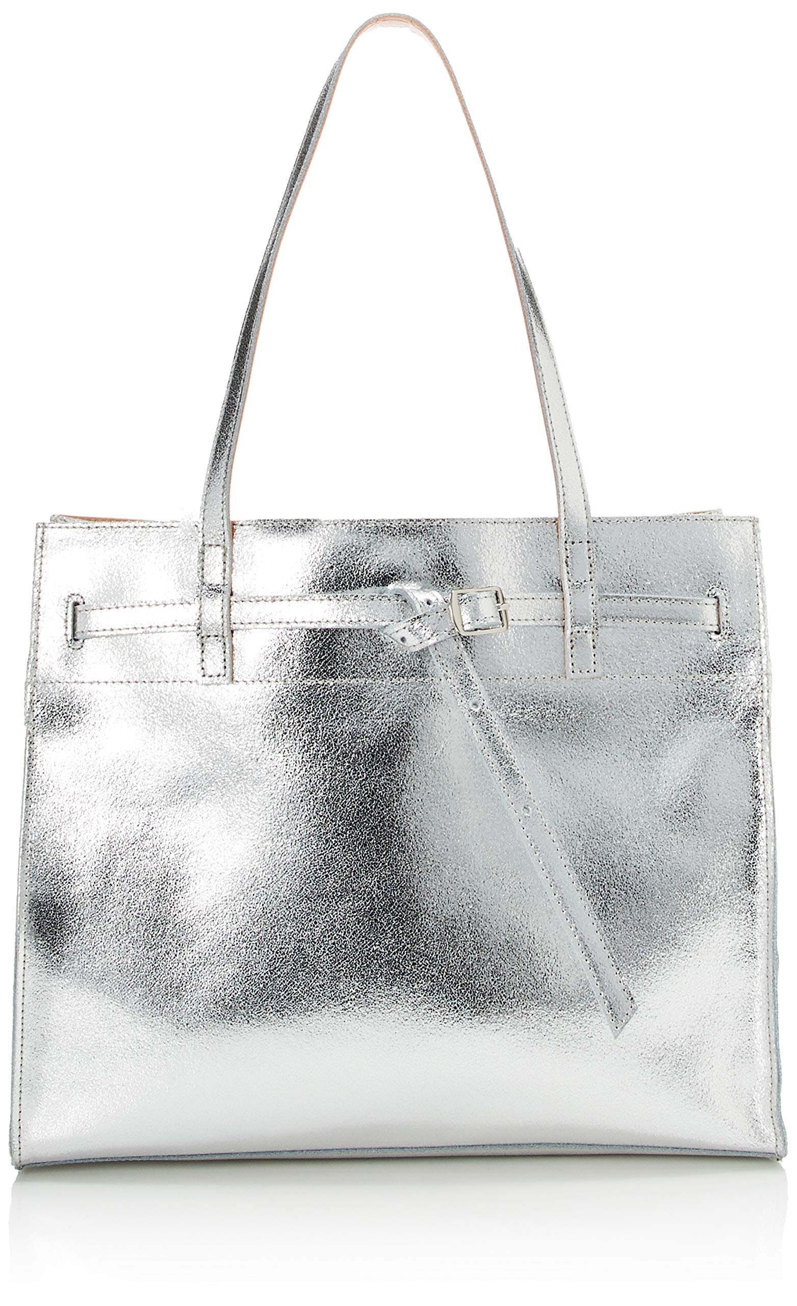 

Cowhide belt tote Gry SV [Bule] B-20135 B-20135 (Silver)