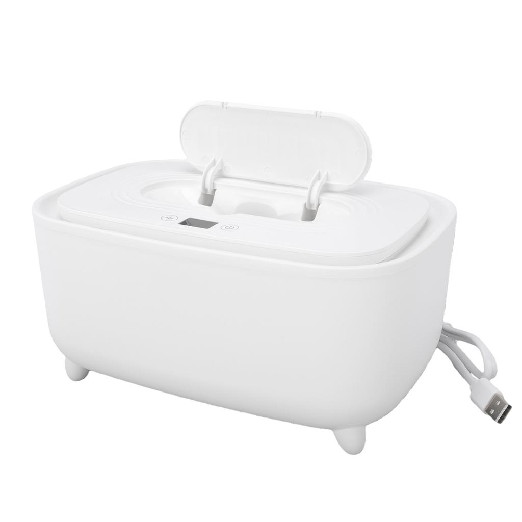 USB Electric Wet Wipes Warmer Smart Temperature Control Wipe Warmer Heated Wet Tissue Container