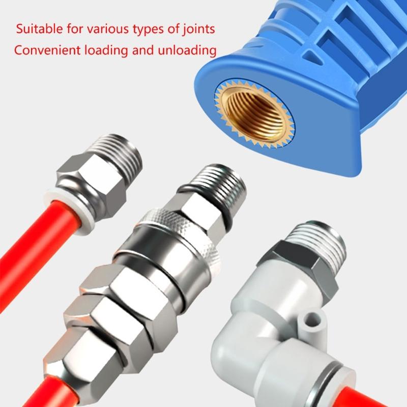 Pistolety do przedmuchiwania powietrzem, Pistolety do przedmuchiwania powietrzem o wysokim przepływie do kompresora z wygiętą pod kątem dyszą Narzędzie do przedmuchiwania Pyłu