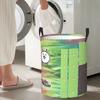 Cute The Battle Cats Colorful Foldable Laundry Baskets Dirty Clothes Sundries Storage Basket Home Organizer Hamper