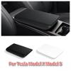 Armrest Box Protective Cover for Tesla Model X Model S -2024 Center Console Arm Rest Protector TPE Trim Pad Car Accessories