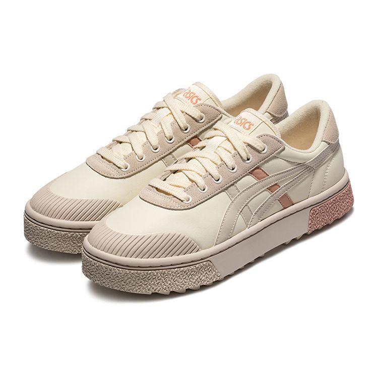 Asics Gel-Court Trail Retro Low-Top Sneakers Women Sneakers Off-White Gray 1203A129-750